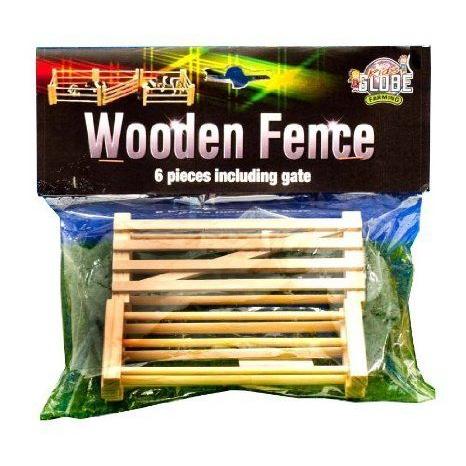 Van Manen 610667 Kids Globe By Toysworld - Wooden Fence (6 ピース) 1:32 フィギュア おもちゃ 人形