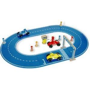 Vilac Race Track with Accessories ミニカー ミニチュア 模型 プレイセット自動車 ダイキャスト