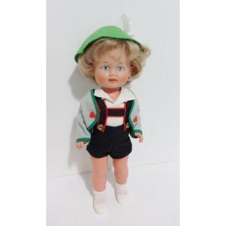 Vintage Schildkrot Puppen Hansel German Doll Poupee Tortue Western Germany ドール 人形 フィギュア