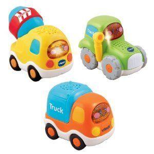 VTech Toot Toot Drivers 3 Pack Construction Vehicles ミニカー ミニチュア 模型 プレイセット自動車