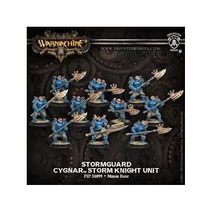 Warmachine Cygnar Stormguard Storm Knight Unit 図形 あやつり人形 手あそび フィギュア本体-ゲーム、おもちゃ-フィギュア