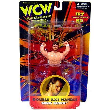 WCW Wrestling アクションフィギュア Double Axe Handle Chris Benoit フィギュア 人形 おもちゃ