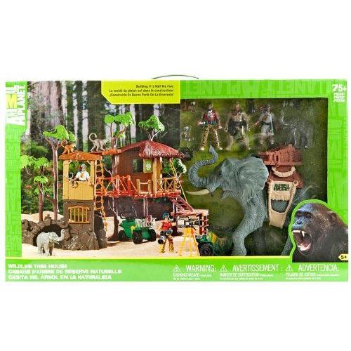 Wildlife Tree House Animal Planet(アニマルプラネット) Playset Jungle Adventure プレイセット Elephaの画像