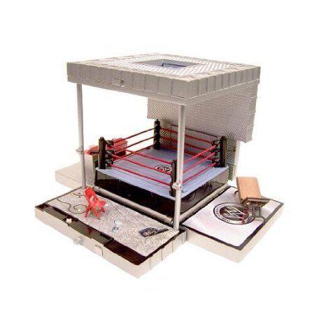 WWE (プロレス) Micro Aggression Playset with 4 フィギュアs : ワールドフィギュアショップ - 通販 ...