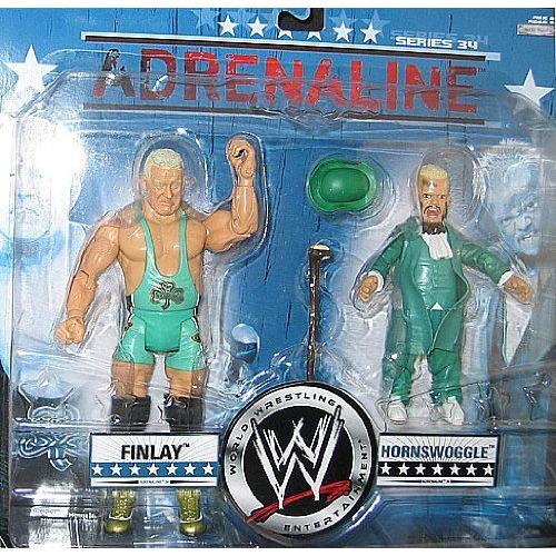 WWE プロレス FINLEY & HORNSWOGGLE ADRENALINE 34 2 PACK フィギュア 人形 おもちゃ