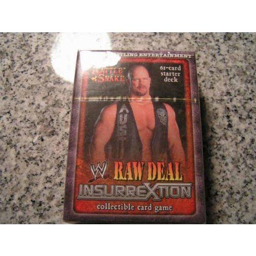 格安特販 WWE プロレス Raw Deal InsurreXtion Starter Deck The Rattlesnake Stone Cold Steve Austin フィギュア