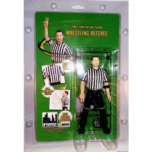 WWE プロレス TALKING REFEREE Clamshell Packaging 7 Tall Action FIGURE w/ 5 Sayings フィギュア ダイ