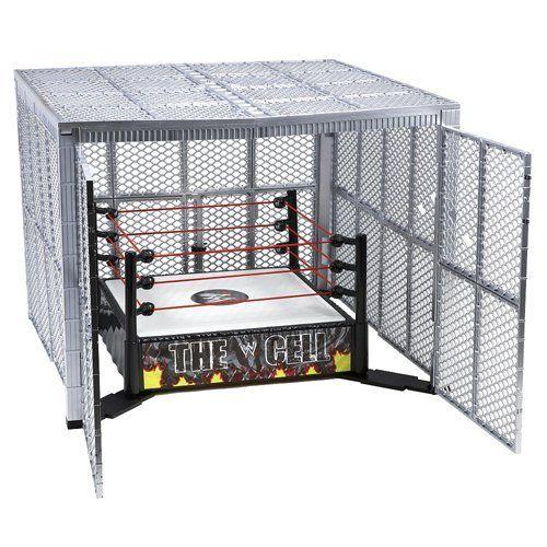 WWE プロレス THE CELL (HELL IN A CELL) PLAYSET - MATTEL TOY アクションフィギュア WRESTLING RING フ｜worldfigure｜02