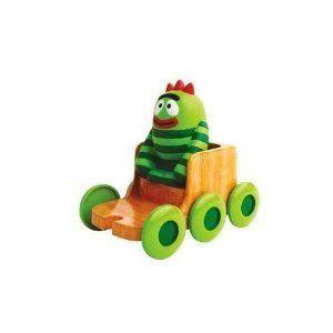 Yo Gabba Gabba Push Around Vehicle and Character Drivin' Friends Brobee ミニカー ミニチュア 模型