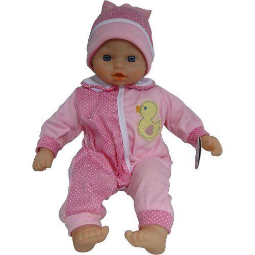 You & Me 14 inch Giggling Baby Doll - Pink ドール 人形 フィギュア