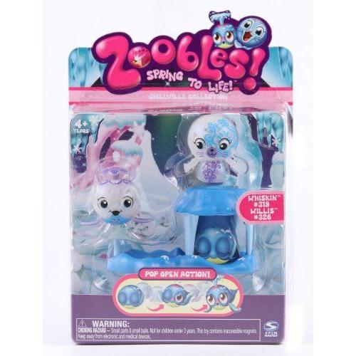 Zoobles (ズーブルズ) Chillville Collection Whiskin #319 Willis #326の画像