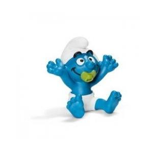 シュライヒ Baby Smurf with Pacifier Toy フィギュア 131002fnp