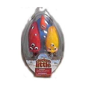 ディズニー Chicken Little エイリアンs フィギュア Toy Play-Set 131002fnp