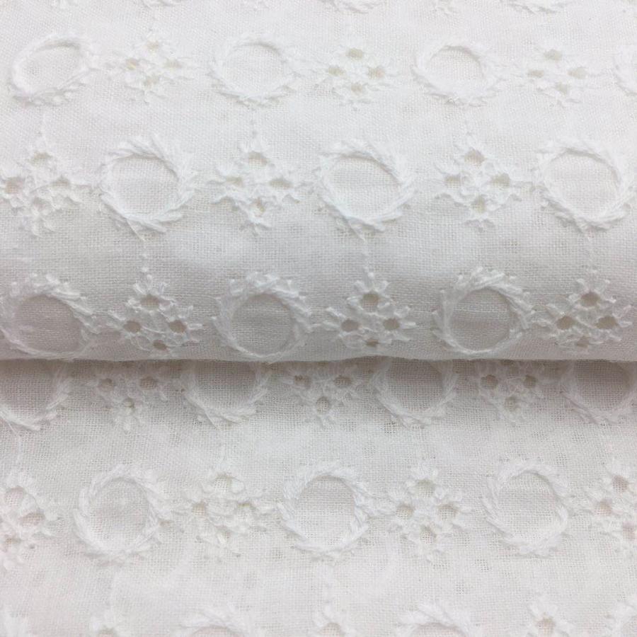 綿レース生地 マスク用生地 綿100% A008 カット 花柄 刺繍 コットンレース ワークレース 130cm*50cm |  | 01