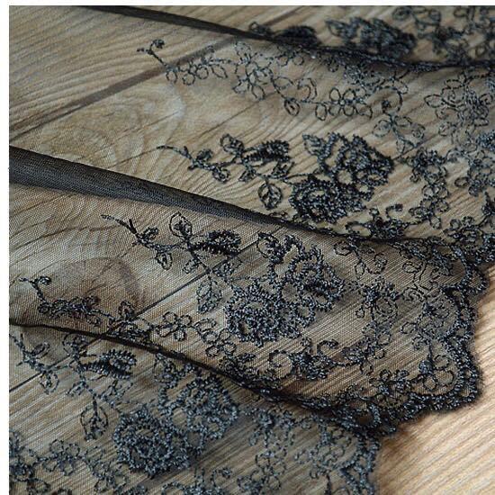 ブレード DIY 手芸用 縁飾り パイピングテープ チュールレース 花柄 手作り 生地 ハンドメイド 単位2m B011 |  | 03