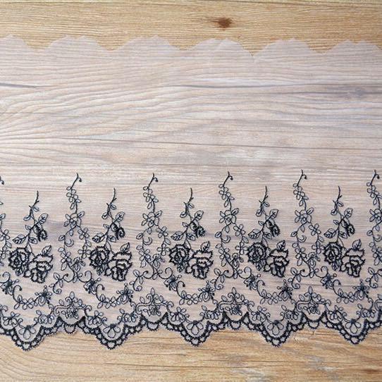 ブレード DIY 手芸用 縁飾り パイピングテープ チュールレース 花柄 手作り 生地 ハンドメイド 単位2m B011 |  | 04