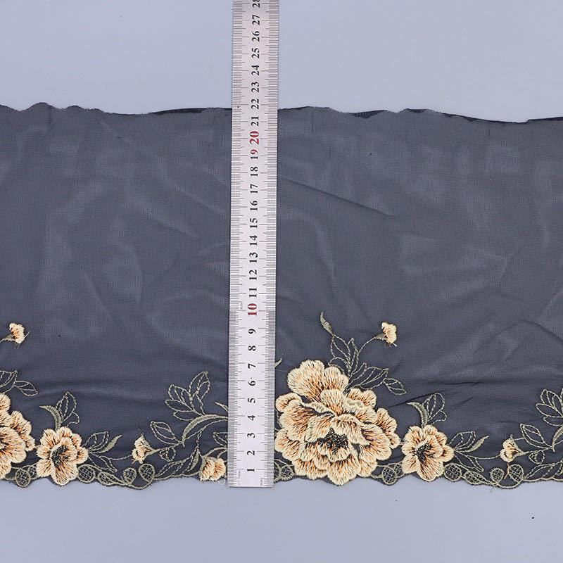 ブレード DIY 手芸用 縁飾り パイピングテープ チュールレース 花柄 手作り 生地 ハンドメイド 単位2m B010 |  | 04