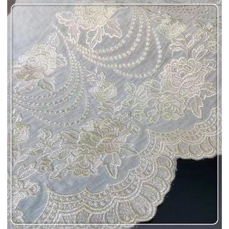レース ブレード 刺繍 DIY 手芸用 縁飾り パイピングテープ 花柄