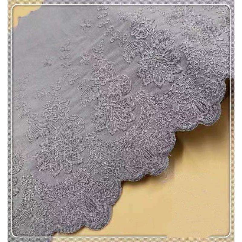 綿レース ブレード DIY 手芸用 縁飾り パイピングテープ 花柄 手作り 生地 ハンドメイド 90cm B040 |  | 03