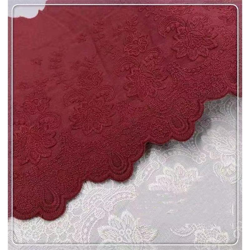 綿レース ブレード DIY 手芸用 縁飾り パイピングテープ 花柄 手作り 生地 ハンドメイド 90cm B040 |  | 05