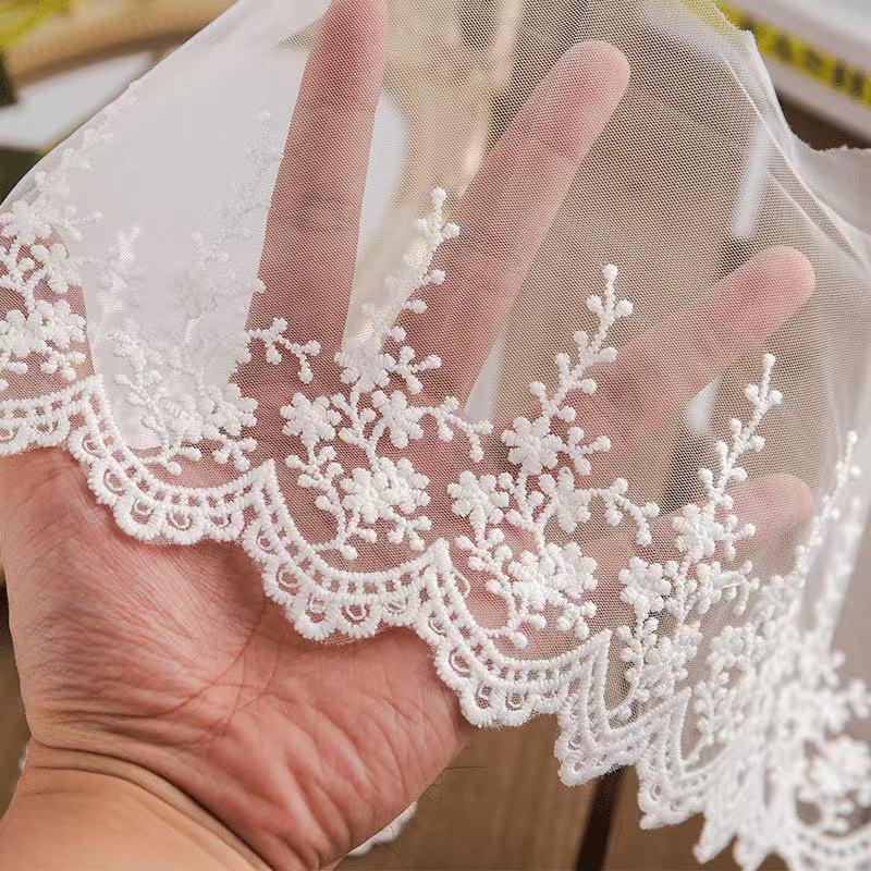 チュールレース DIY 手芸用 縁飾り パイピングテープ レース 花柄 手作り 生地 ハンドメイド 単位4m B136 |  | 04