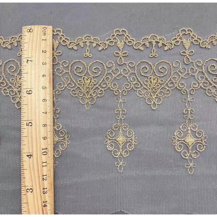 チュールレース DIY 手芸用 縁飾り パイピングテープ レース 花柄 手作り 生地 ハンドメイド 単位4m B155 |  | 05