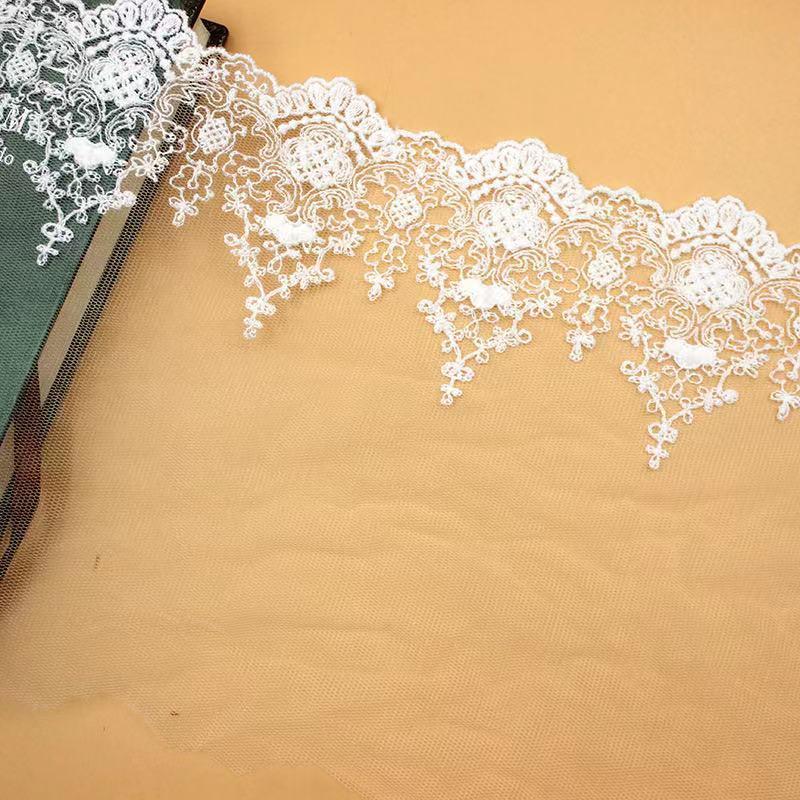 チュールレース DIY 手芸用 縁飾り パイピングテープ レース 花柄 手作り 生地 ハンドメイド 単位4m B172 |  | 02