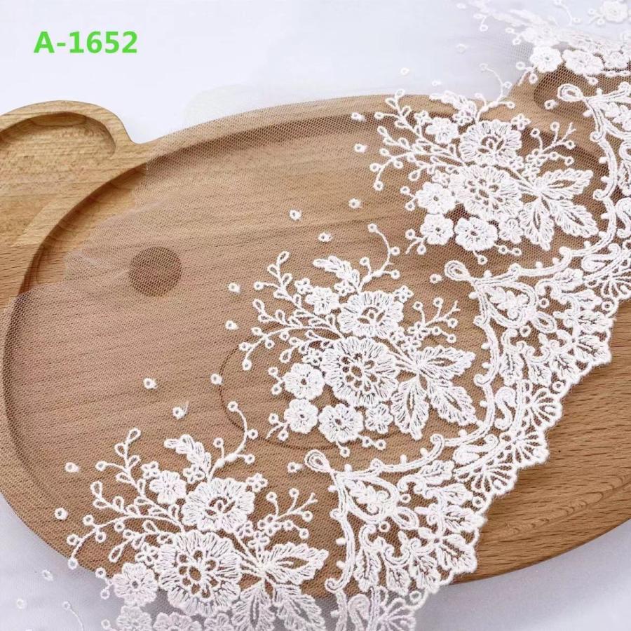 チュールレース DIY 手芸用 縁飾り パイピングテープ レース 花柄