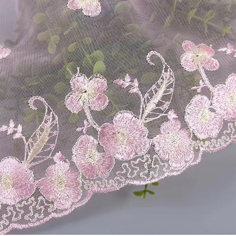 チュール チュールリボン リボン 幅広 手芸用 レース生地 刺繍 パイピングテープ 花柄 手作り ハンドメイド diy 幅約20cm 単位4m B262 |  | 05