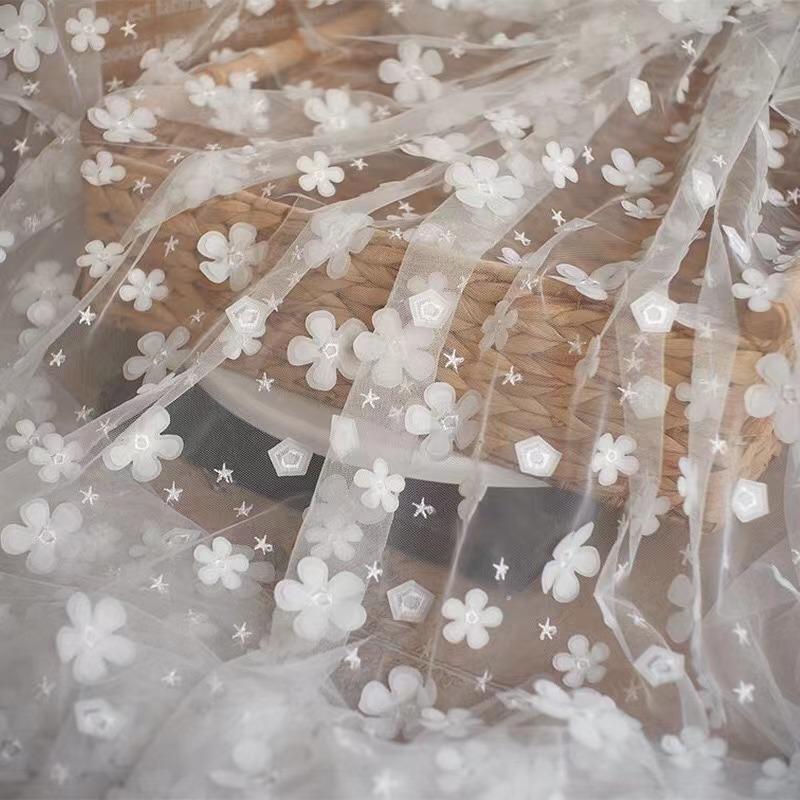 チュール チュールリボン リボン 幅広 手芸用 レース生地 刺繍 レーステープ パイピングテープ 花柄 手作り ハンドメイド diy 幅約125cm 単位90cm B270 |  | 01