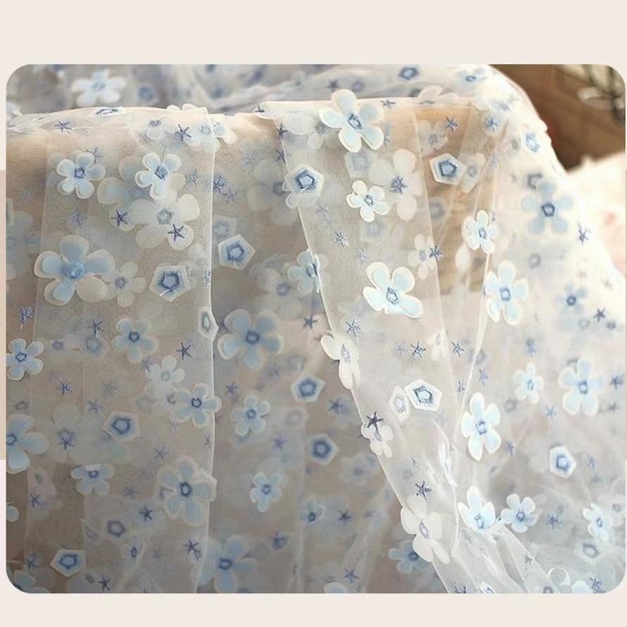 チュール チュールリボン リボン 幅広 手芸用 レース生地 刺繍 レーステープ パイピングテープ 花柄 手作り ハンドメイド diy 幅約125cm 単位90cm B270 |  | 02