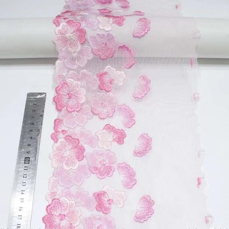 チュール チュールリボン リボン 幅広 手芸用 レース生地 刺繍 レーステープ パイピングテープ 花柄 手作り ハンドメイド diy 幅約18cm 単位2m B272 |  | 04