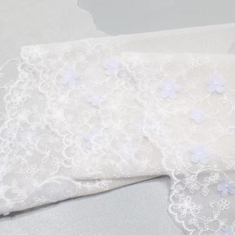 チュール チュールリボン リボン 幅広 手芸用 レース生地 刺繍 レーステープ パイピングテープ 花柄 手作り ハンドメイド diy 幅約15cm 単位4m B284 |  | 02