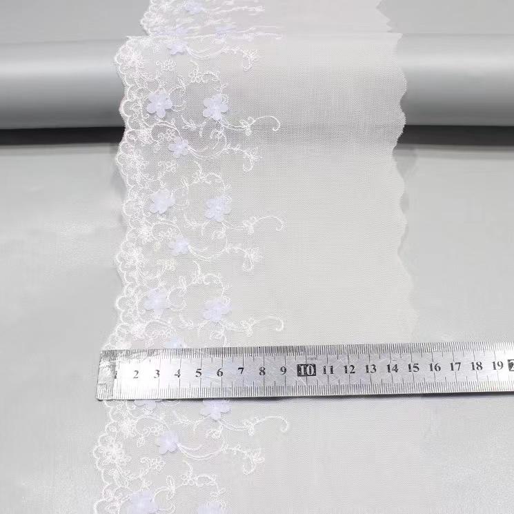 チュール チュールリボン リボン 幅広 手芸用 レース生地 刺繍 レーステープ パイピングテープ 花柄 手作り ハンドメイド diy 幅約15cm 単位4m B284 |  | 06