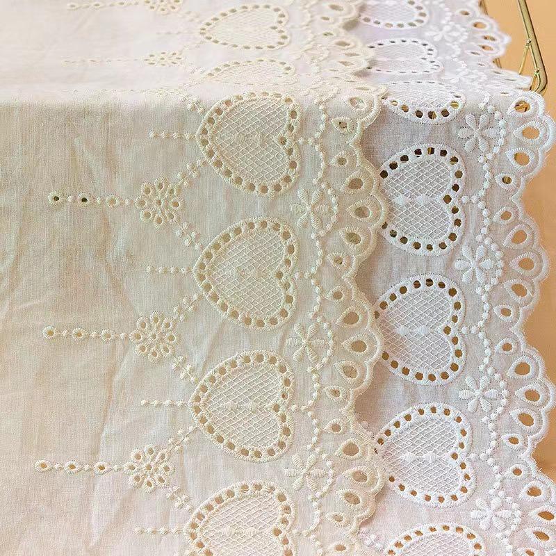 綿レース 幅広 手芸用 手芸 レース生地 刺繍 レース 布 レーステープ パイピングテープ 花柄 手作り ハンドメイド diy 幅約18cm 単位2m B288 |  | 07