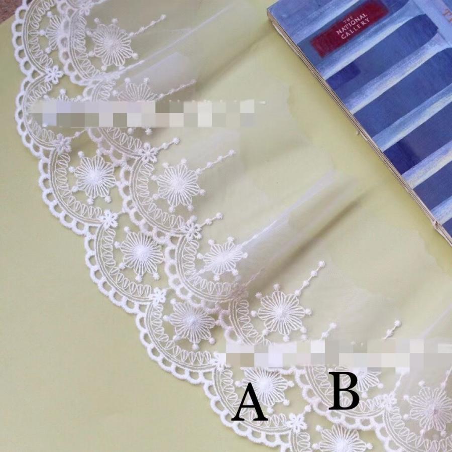 新品　東京事変　チュール刺繍　レース生地　2メートル　スクープ生地 新品 東京事変 チュール刺繍 レース生地 2メートル スクープ生地 新品