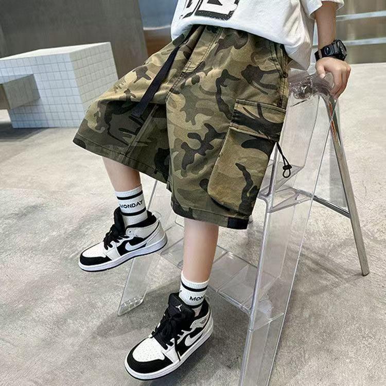 キッズ 子供服 ショートパンツ 迷彩柄 カジュアル パンツ 男の子