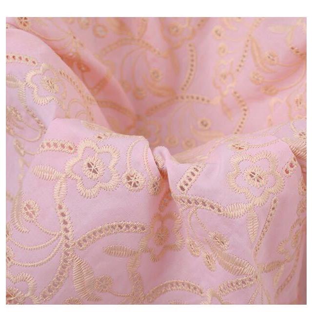 レース生地 マスク用生地 綿100% L041 カット 花柄 刺繍 コットンレース ワークレース120cm*30cm |  | 02