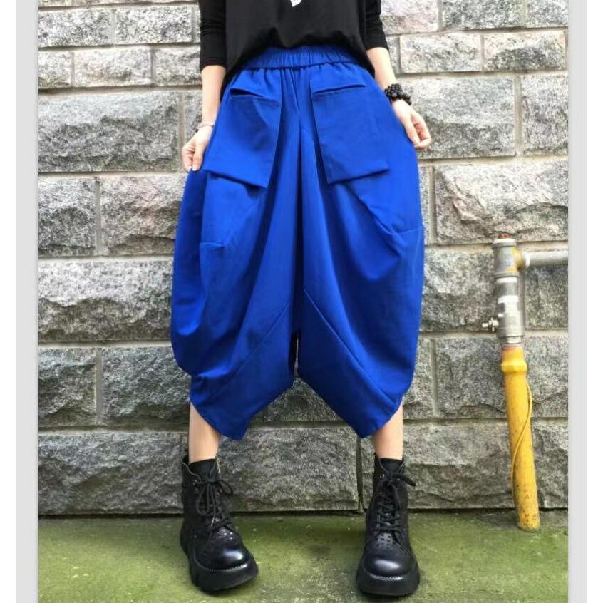 レディース ハーフパンツ サルエルパンツ ウエストゴム 短パ 七分丈 大きいサイズ 無地 レディース夏物 夏パンツ 大きいポケット 夏 LPFA028(2色M-4XL) |  | 06