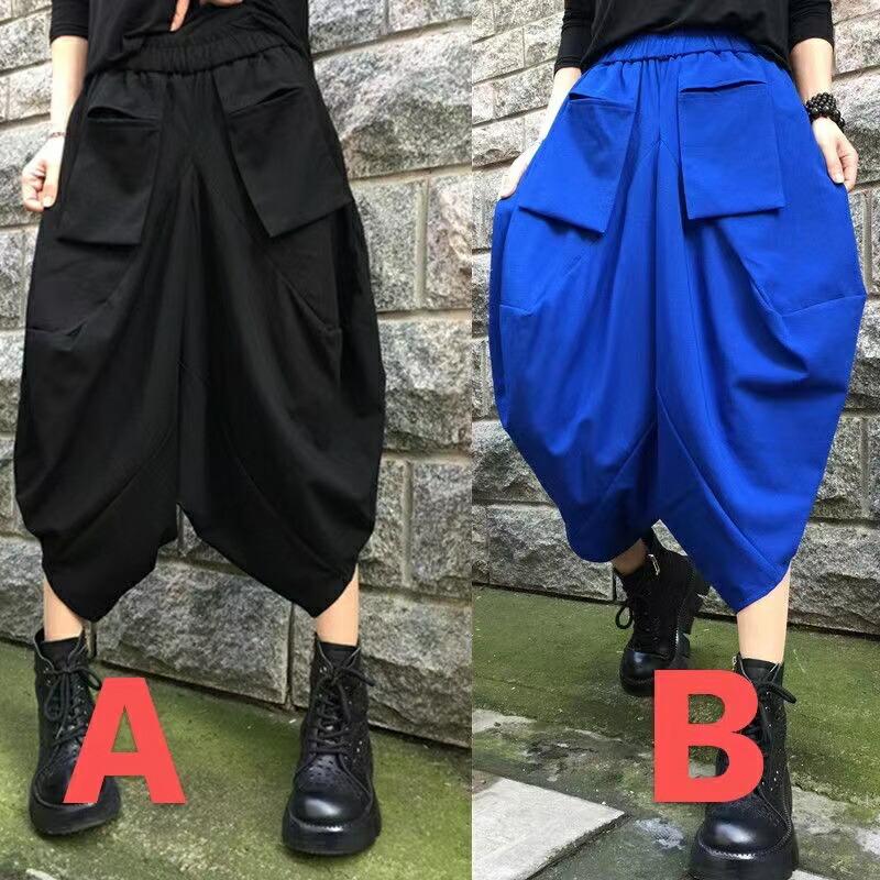 レディース ハーフパンツ サルエルパンツ ウエストゴム 短パ 七分丈 大きいサイズ 無地 レディース夏物 夏パンツ 大きいポケット 夏 LPFA028(2色M-4XL) |  | 09