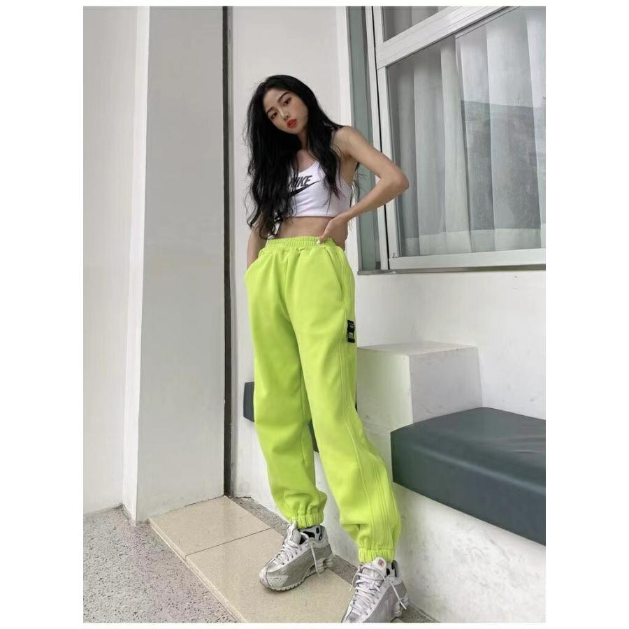 カーゴパンツ レディース 蛍光色 ボトムス 大きいサイズ サルエルパンツ スウェットパンツ ダンス衣装 ヒップホップ ヒップホップダンス LPFA066(XL-6XL) |  | 02