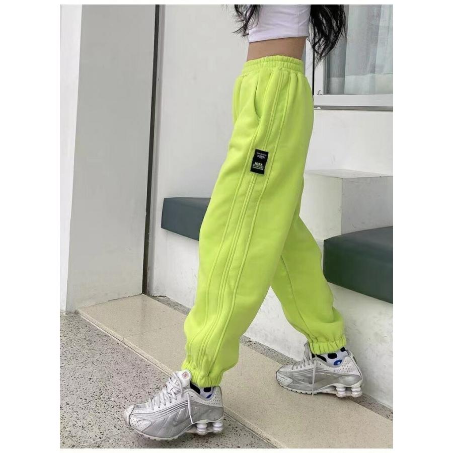 カーゴパンツ レディース 蛍光色 ボトムス 大きいサイズ サルエルパンツ スウェットパンツ ダンス衣装 ヒップホップ ヒップホップダンス LPFA066(XL-6XL) |  | 03