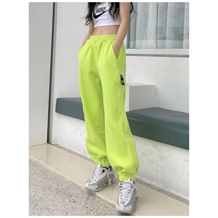 カーゴパンツ レディース 蛍光色 ボトムス 大きいサイズ サルエルパンツ スウェットパンツ ダンス衣装 ヒップホップ ヒップホップダンス LPFA066(XL-6XL) |  | 04