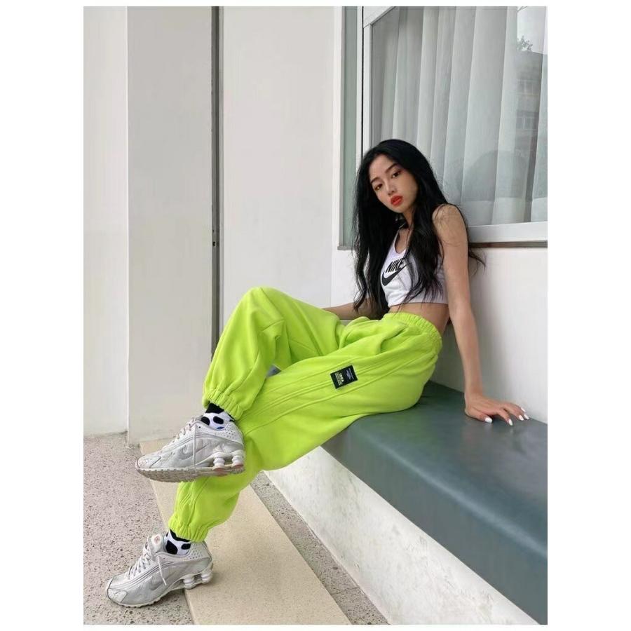 カーゴパンツ レディース 蛍光色 ボトムス 大きいサイズ サルエルパンツ スウェットパンツ ダンス衣装 ヒップホップ ヒップホップダンス LPFA066(XL-6XL) |  | 05