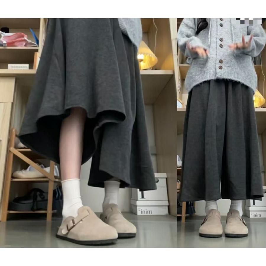 ワイドパンツ レディース 春 秋 大きいサイズ 無地 シンプル ウエストゴム 体型カバー イージーパンツ ルームウェア  大きいサイズ LPFA085(3色L-6XL) |  | 04