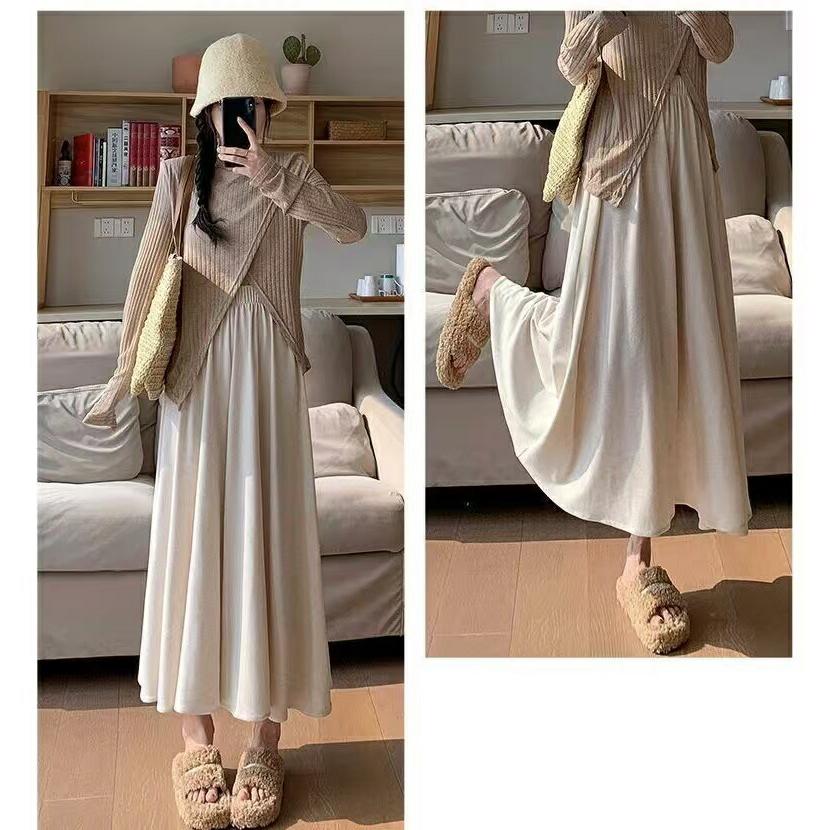 ワイドパンツ レディース 春 秋 大きいサイズ 無地 シンプル ウエストゴム 体型カバー イージーパンツ ルームウェア  大きいサイズ LPFA085(3色L-6XL) |  | 06