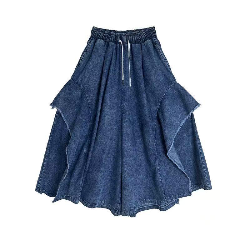 デニム スカート レディース 春 秋 春服 秋服 大きいサイズ ボトムス ロングスカート デニムスカート フレア デート 着回し 体型カバー LPHA008(L-3XL) |  | 09