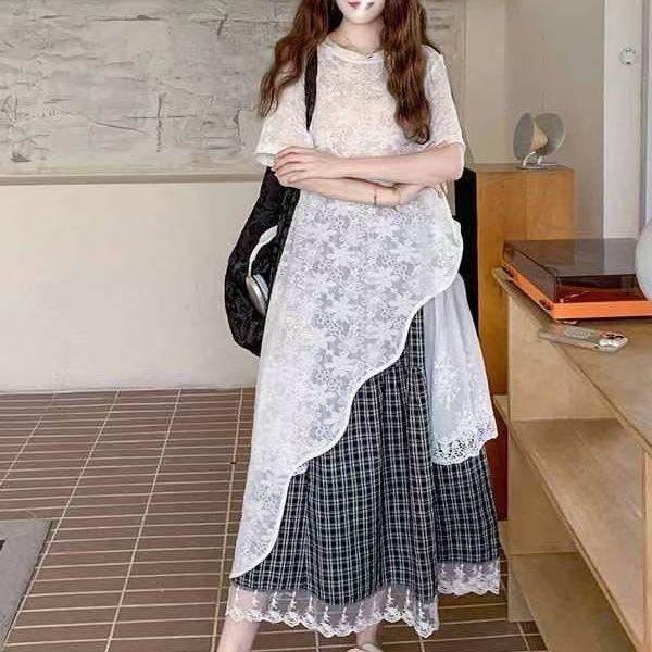 セットアップ レディース 上下セット 春夏 半袖Tシャツ スカート 2点