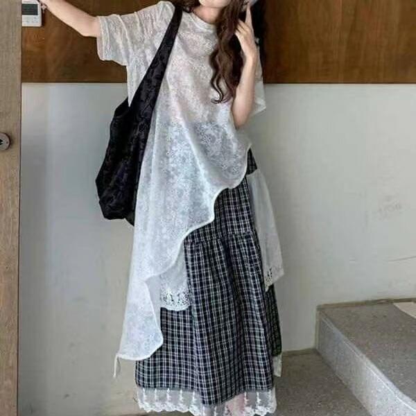 セットアップ レディース 上下セット 春夏 半袖Tシャツ スカート 2点