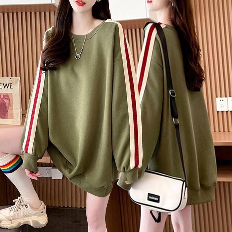 トレーナー レディーストップス 薄手 サイドライン 大きいサイズ レディーストップス レディース洋服 普段着 レディーストレーナー LUGA134(3色M-3XL) |  | 02